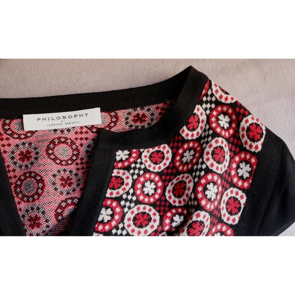 Philosophy Di Lorenzo Serafini Sz 8 Knitted Sheer - Picture 8 of 8